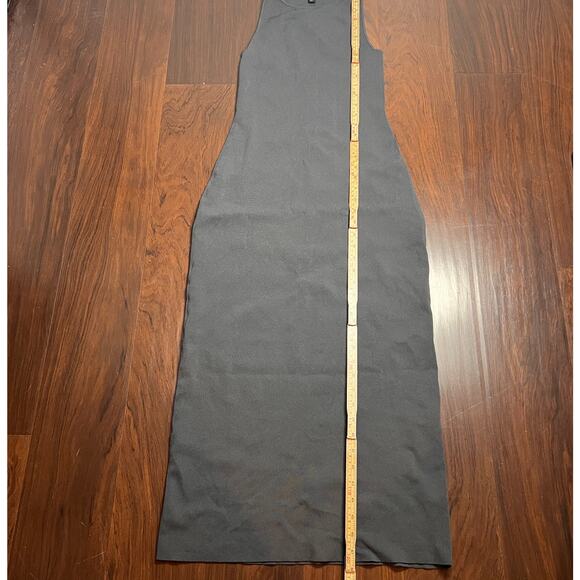 COS RIBBED MIDI TUBE GRAY DRESS Size S - Picture 7 of 7